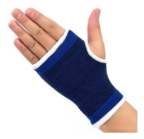 Muñequera Elástica Para Protección Contra Lesiones Azul®