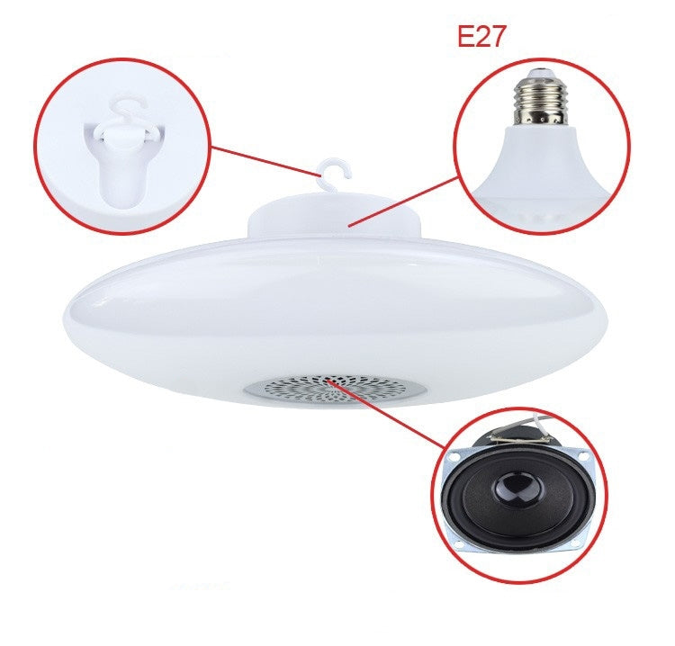 Parlante Bluetooth Con Luz Disco Rgb Ufo 24w