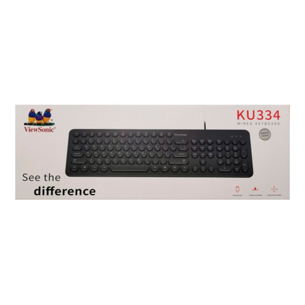 Teclado Viewsonic Usb Ku334 Profesional En Español