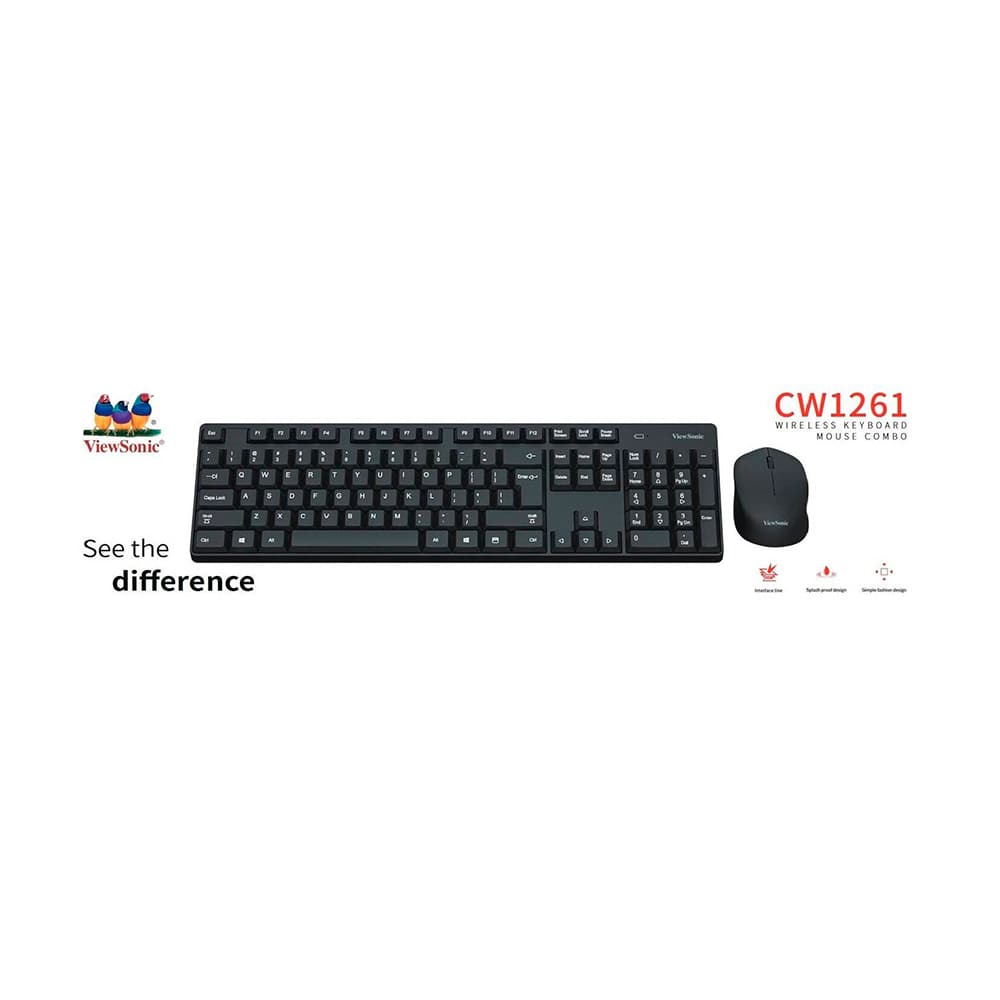 Kit Teclado + Mouse Inalámbrico Viewsonic Premium
