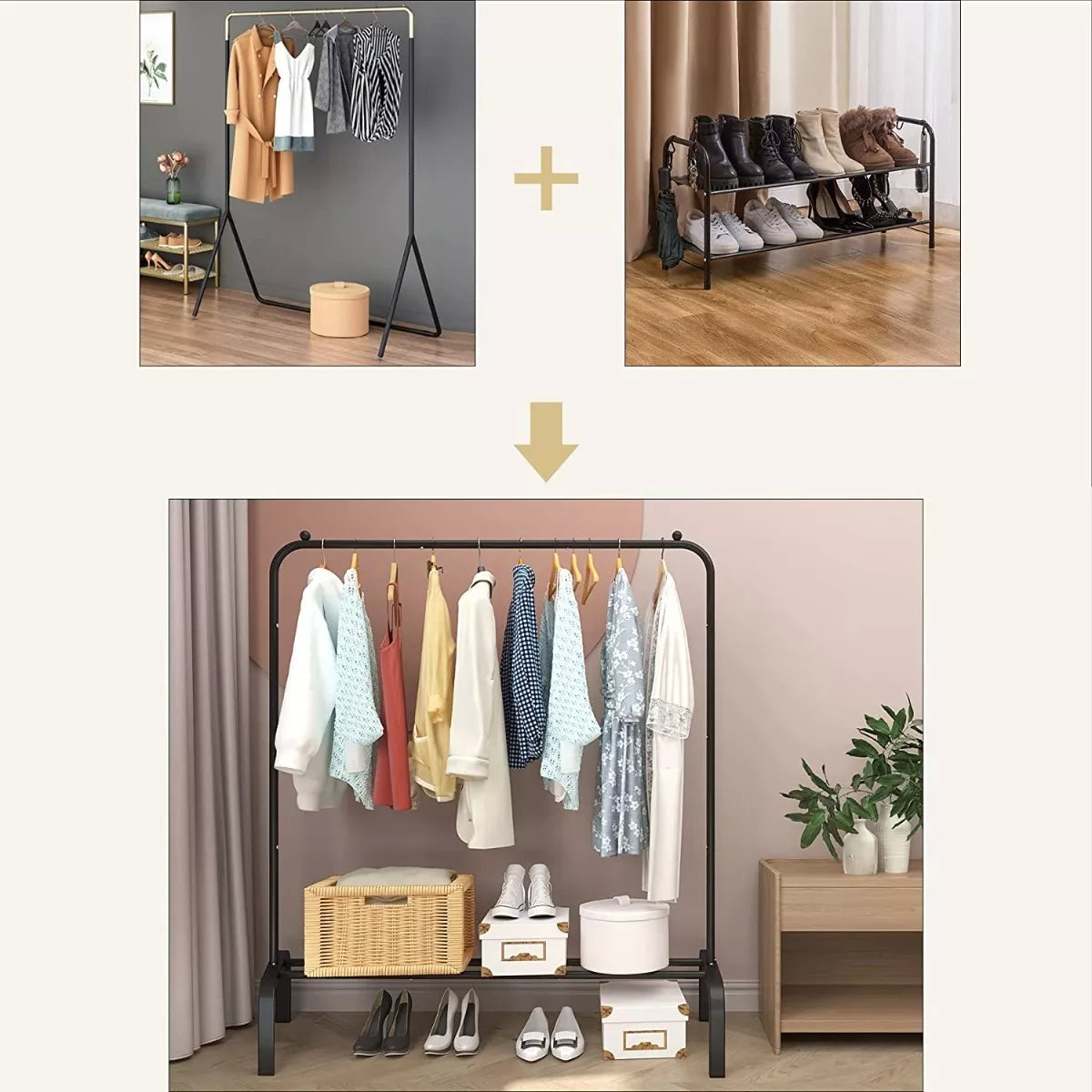 Perchero De Metal Para Ropa Resistente