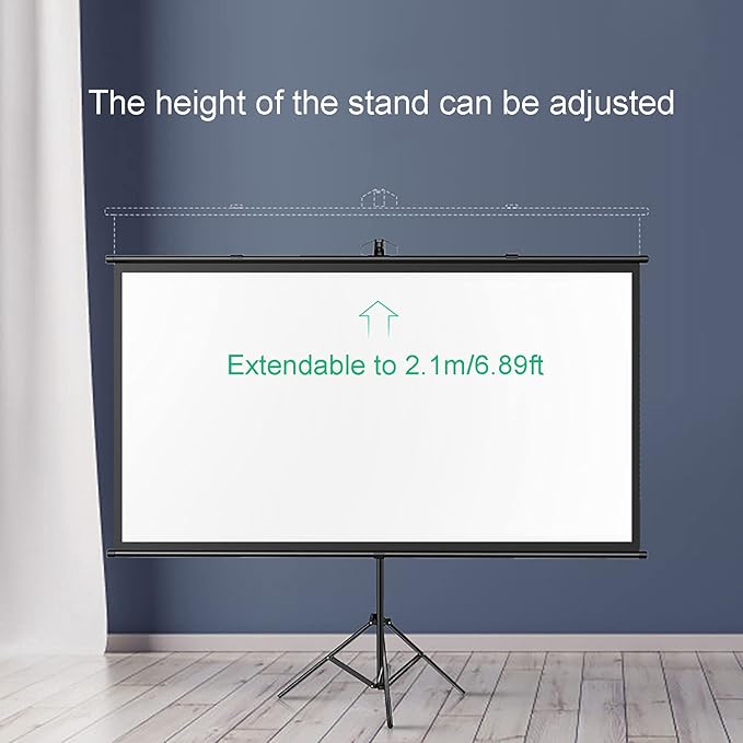 Pantalla De Proyección 84 16:9 Con Trípode, Cine En Casa®