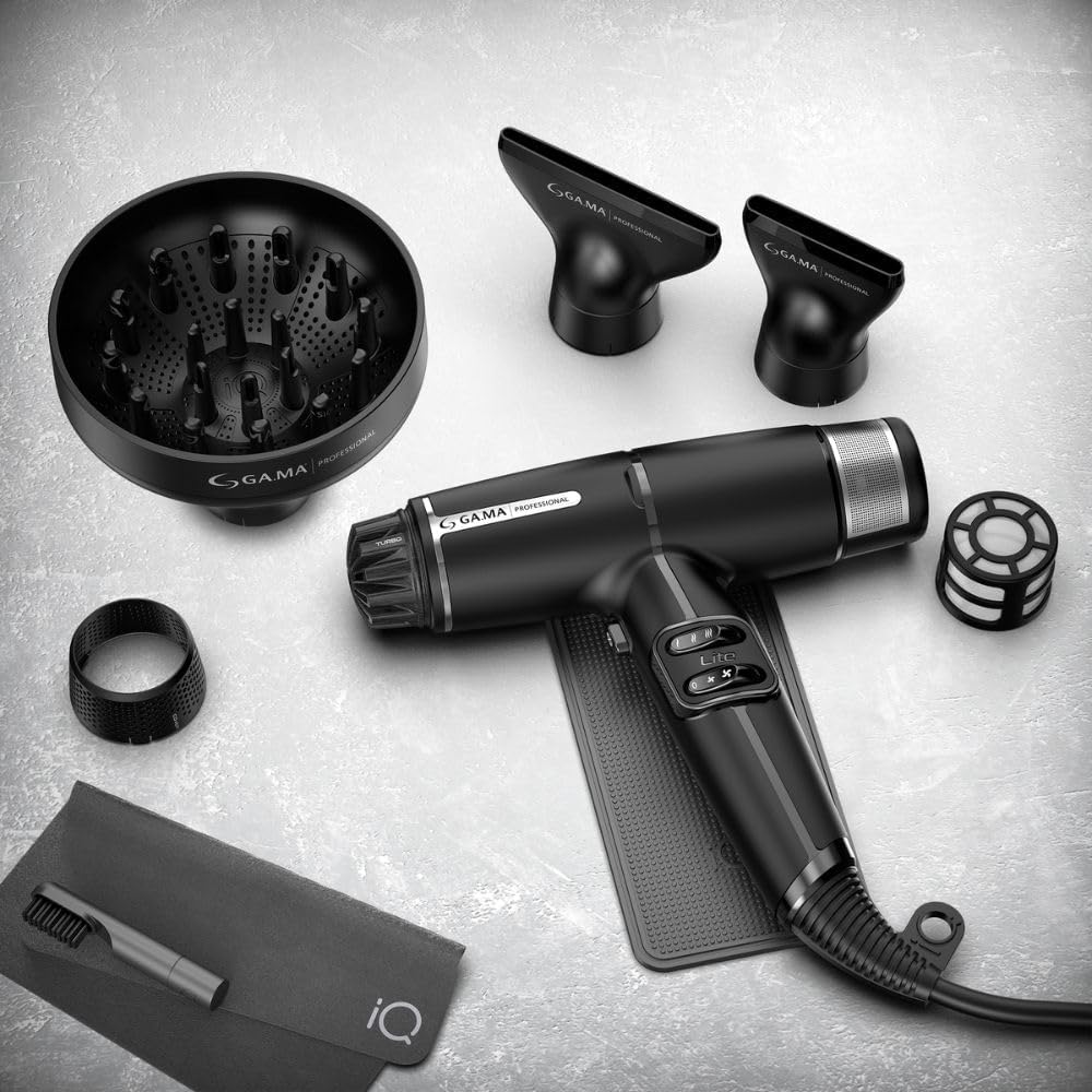 Secador De Pelo GAMA Italy Gp Iq Lite Bk 220 Latam Black®