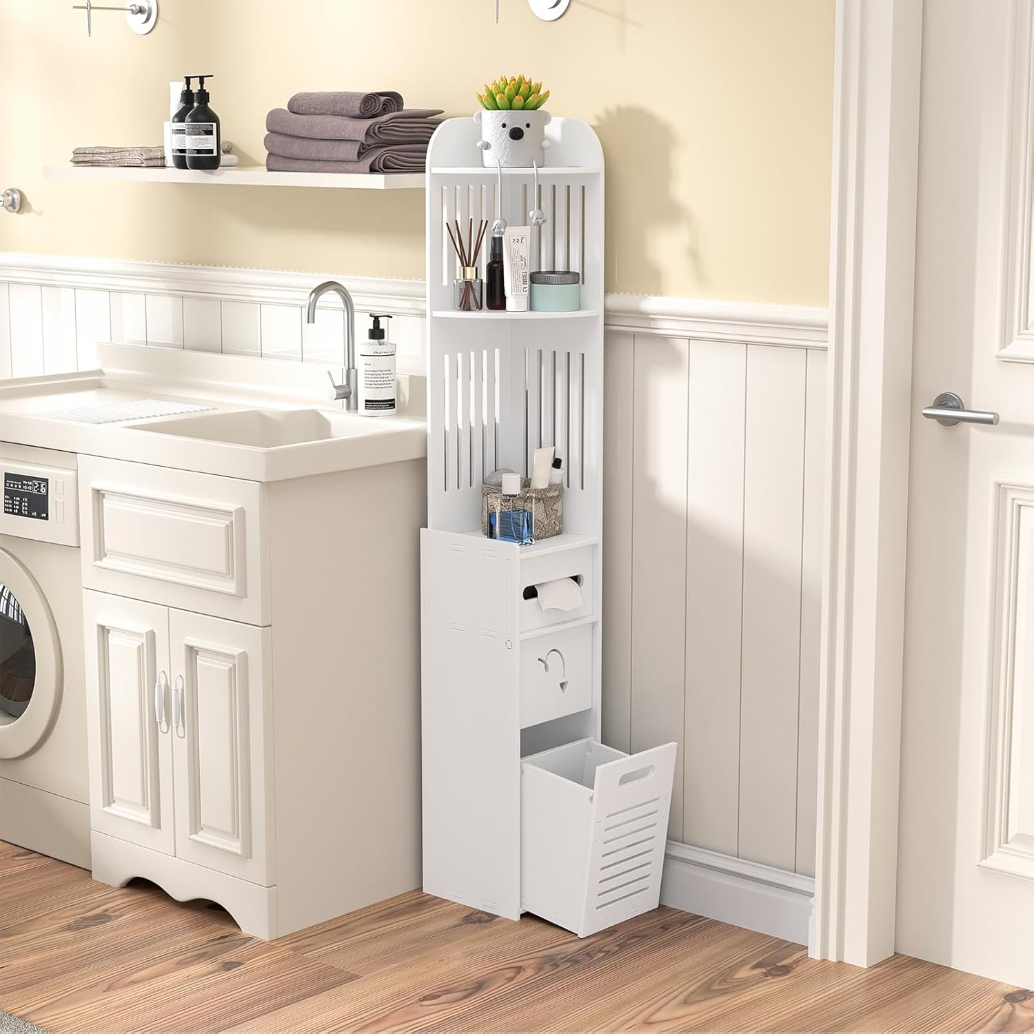Organizador De Baño Pvc Papel Higiénico Moderno Y Práctico®