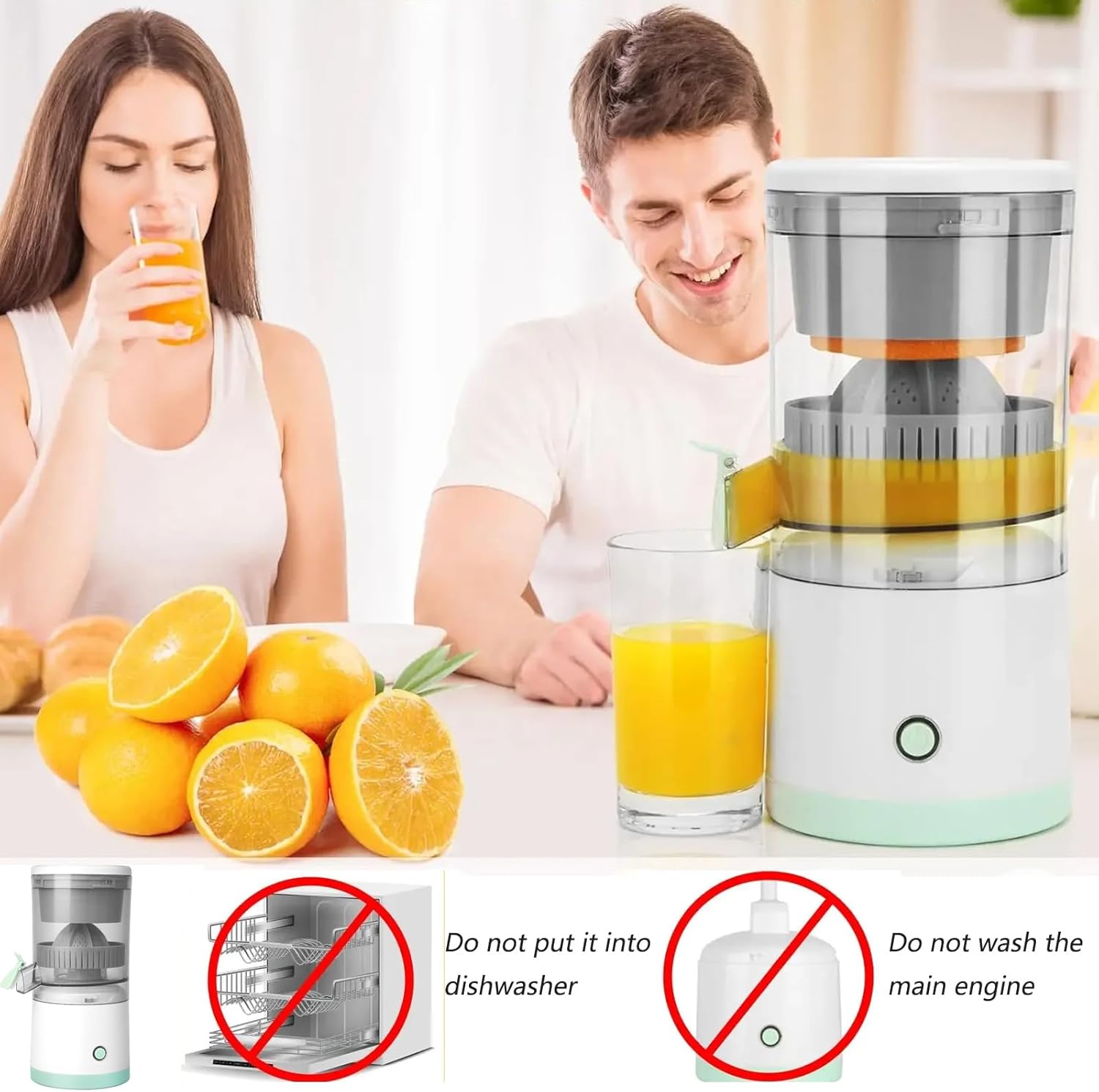 Exprimidor Portátil Recargable Tipo C 400ml 45w 7,4 V®