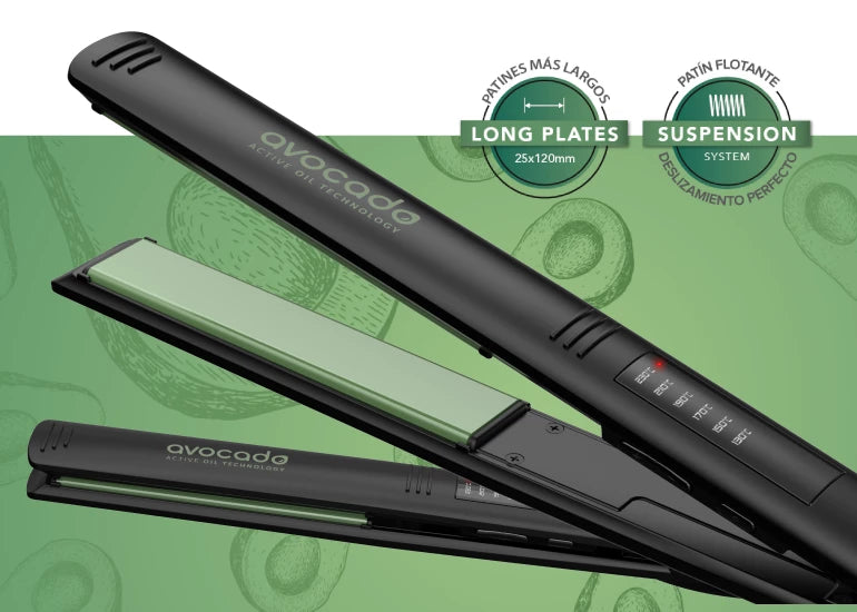 Plancha De Pelo GAMA Elegance Led Avocado Essential Oils®