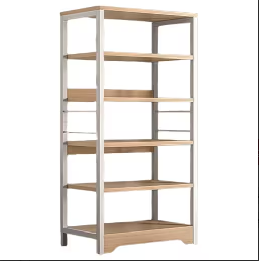 Estantería De Metal Y Madera 5 Estantes 48x30x159cm Blanca®