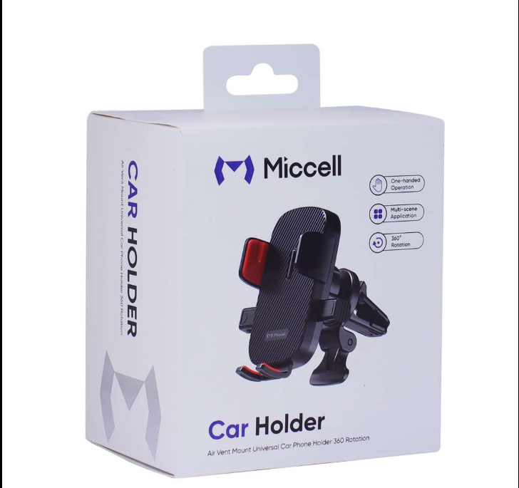 Soporte Celular Para Auto Miccell Vq-ch10 Negro universal®