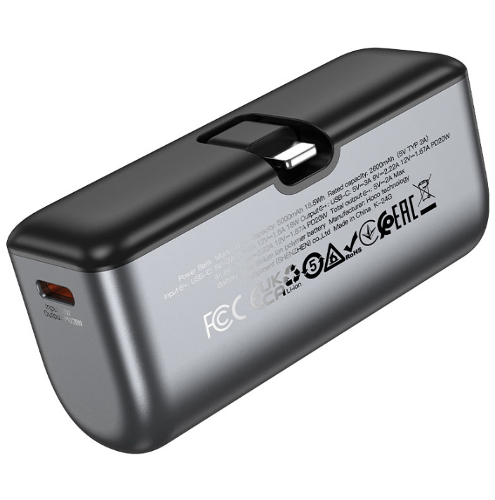 Cargador Inalambrico Power Bank Q31 Ingenious 20w 5000mah
