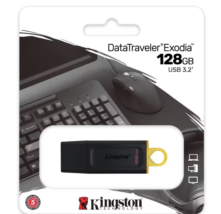 Pendrive Kingston Data Traveler Exodia Dtx/128gb 3.2 Usb®