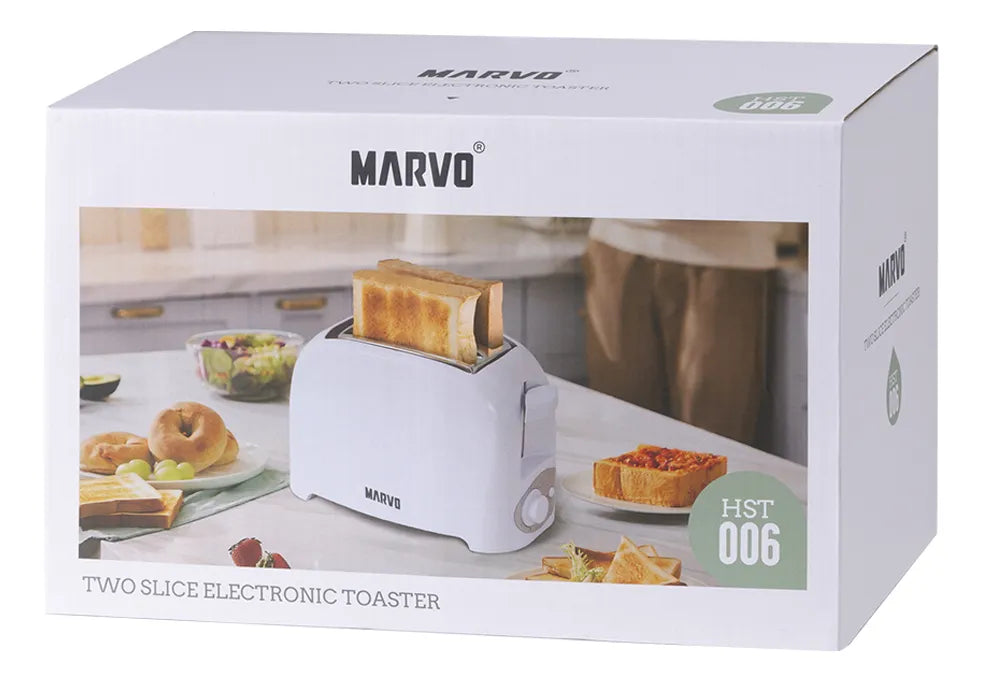 Tostadora Marvo Potencia Fuerte Calor Acero Inoxidable®