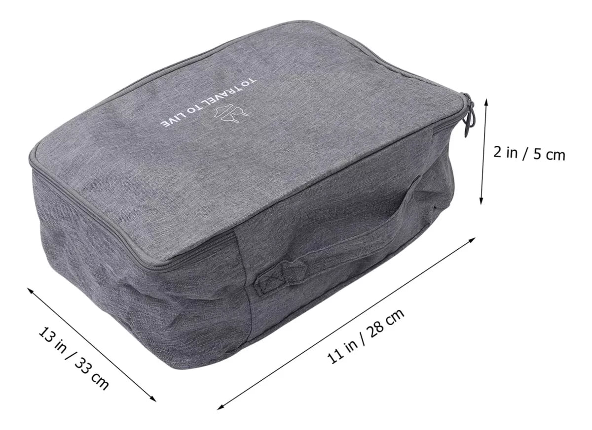 Kit Organizador De Viaje Con Cremallera Water Proof 7piezas®
