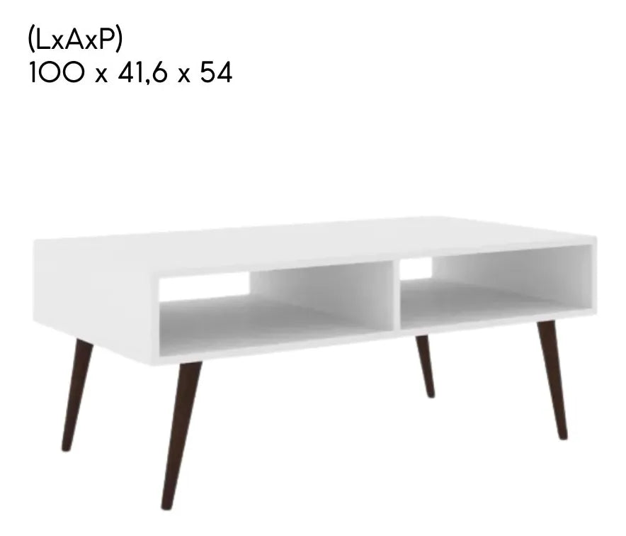 Mesa Ratona para Living Linea Retro Premium MDP Resistente®