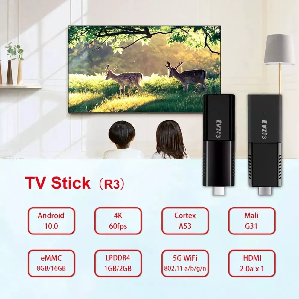 Tv Stick Android Tv 4k Ultra Hd Asistent De Voz Google Tvr3®