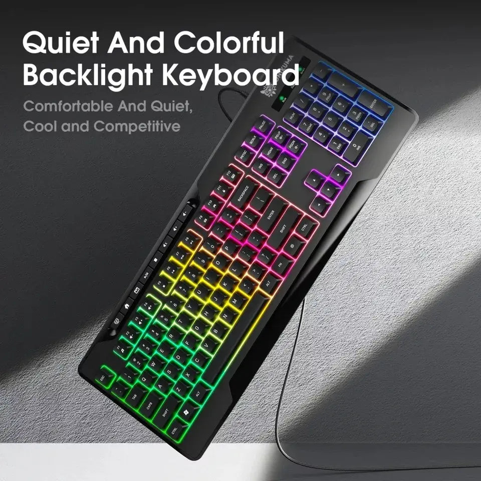 Teclado Gamer Onikuma Rgb Retroiluminado Inglés Internacional Cableado®