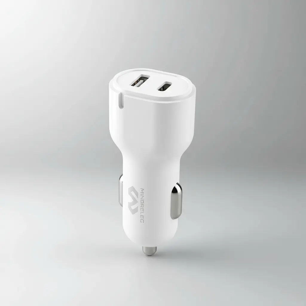 CARGADOR PARA AUTO MICCELL VQ-C08 USB+USB C 38W®