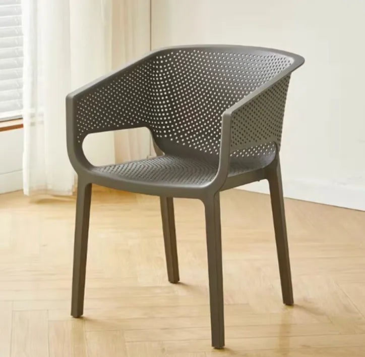 Silla De Exterior Con Respaldo Diseño Apilable Y Resistente®
