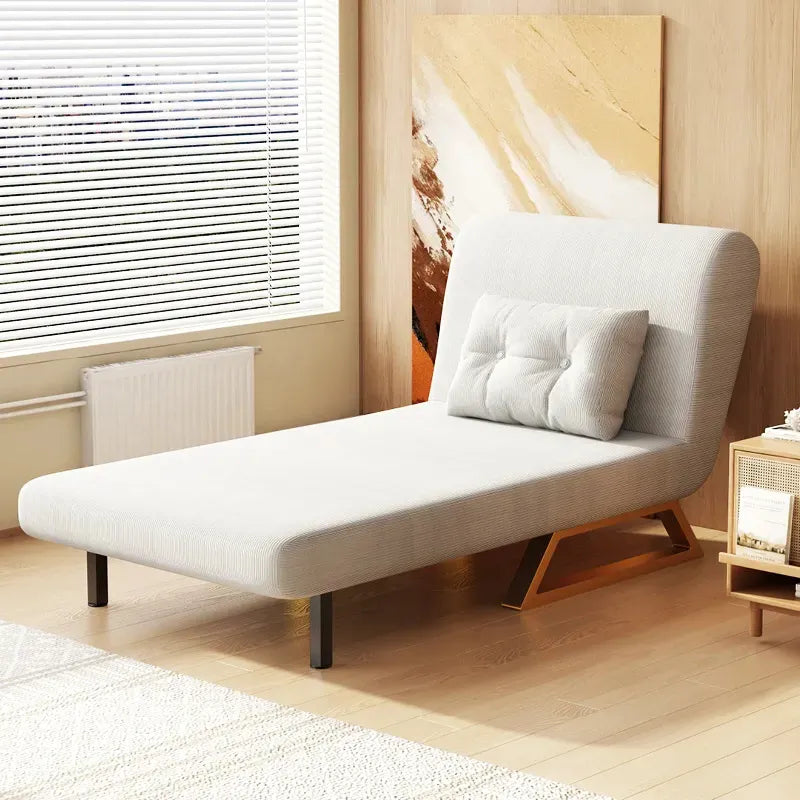 Sofá Cama 1 Cuerpo 73cm 3 En 1 Reclinable Movi Gris Moderno®