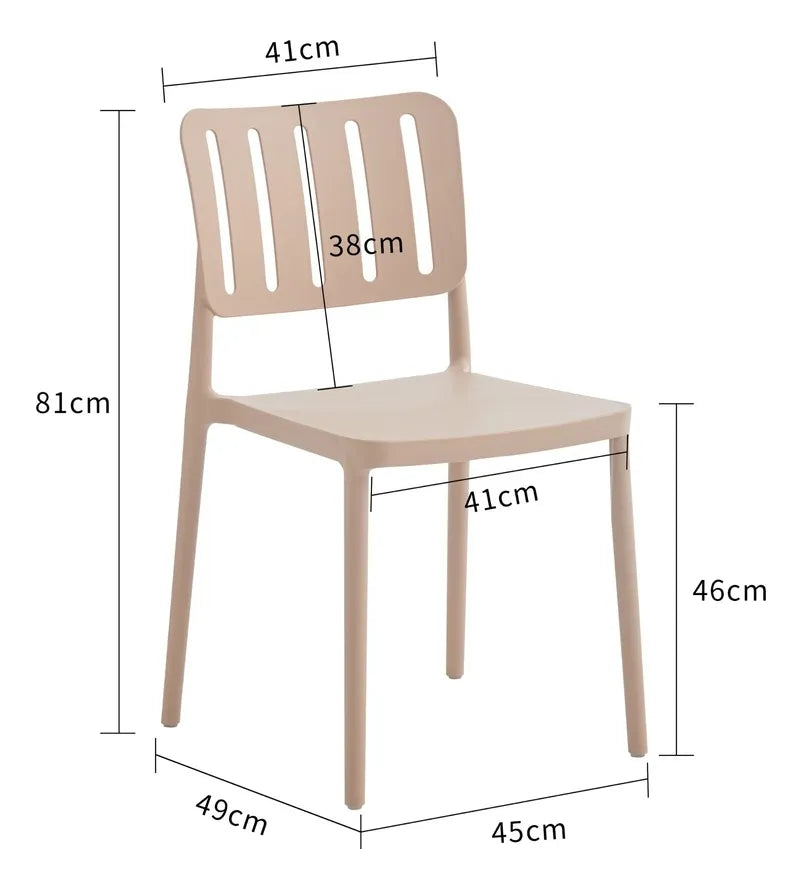 Silla De Comedor Moderna Premium De Polipropileno Rose Mate®