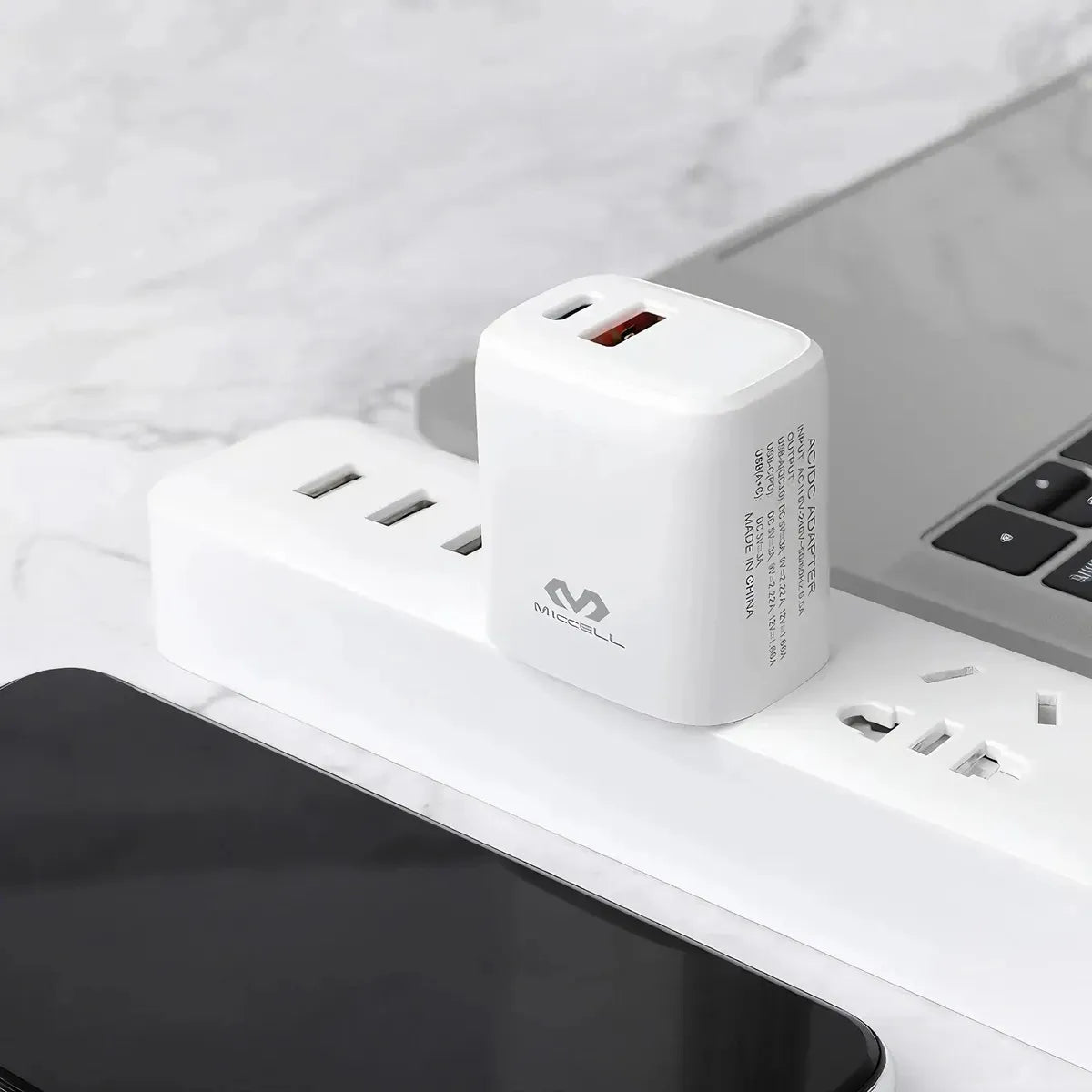 Adaptador Con Puerto Tipo C + Cable Lightning 30w 1m Cable®
