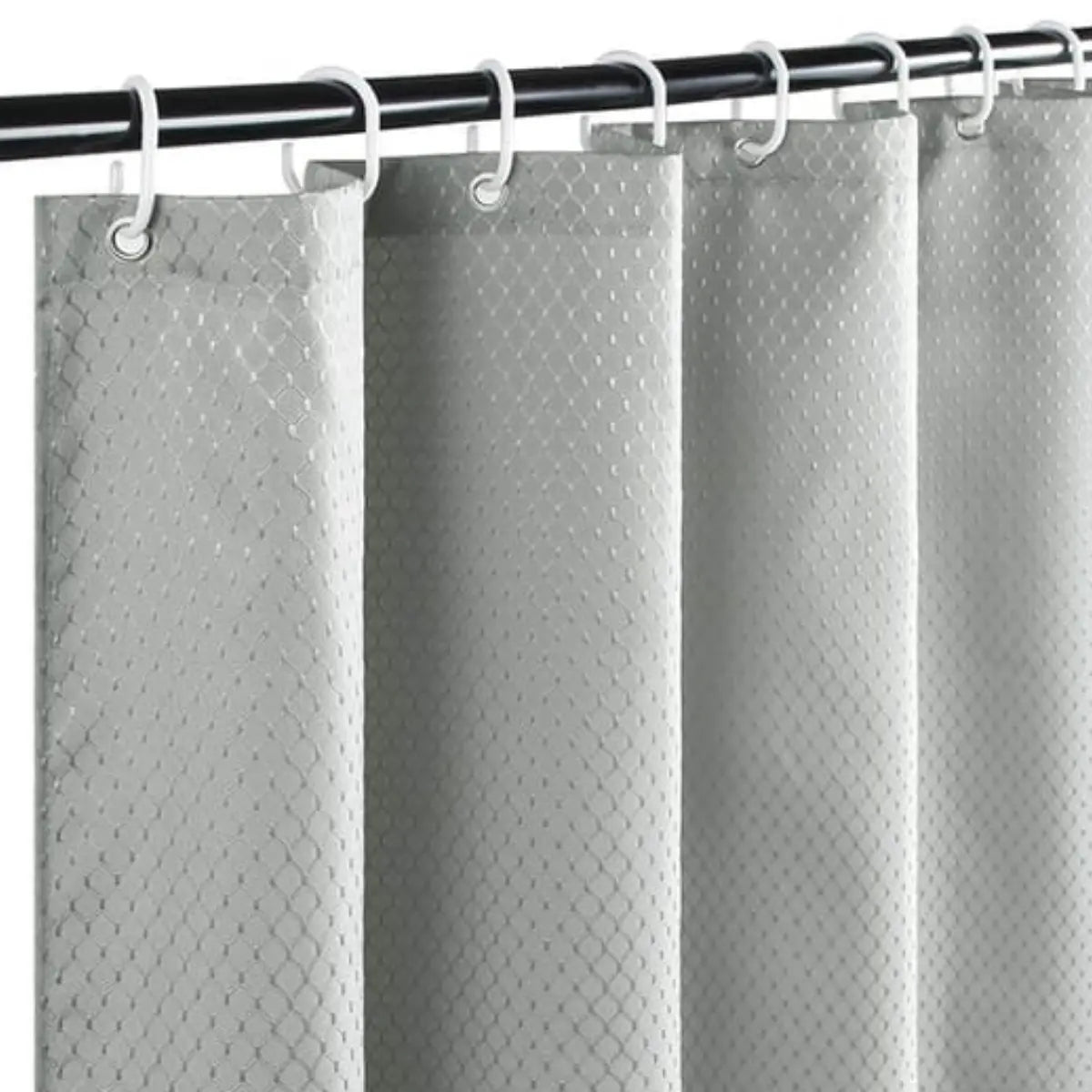 Cortina De Baño Impermeable Poliester 180x180 Gris Calidad®