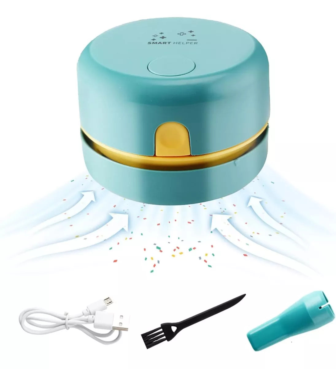 Aspiradora De Escritorio Recargable Mini Carga Usb Ch®