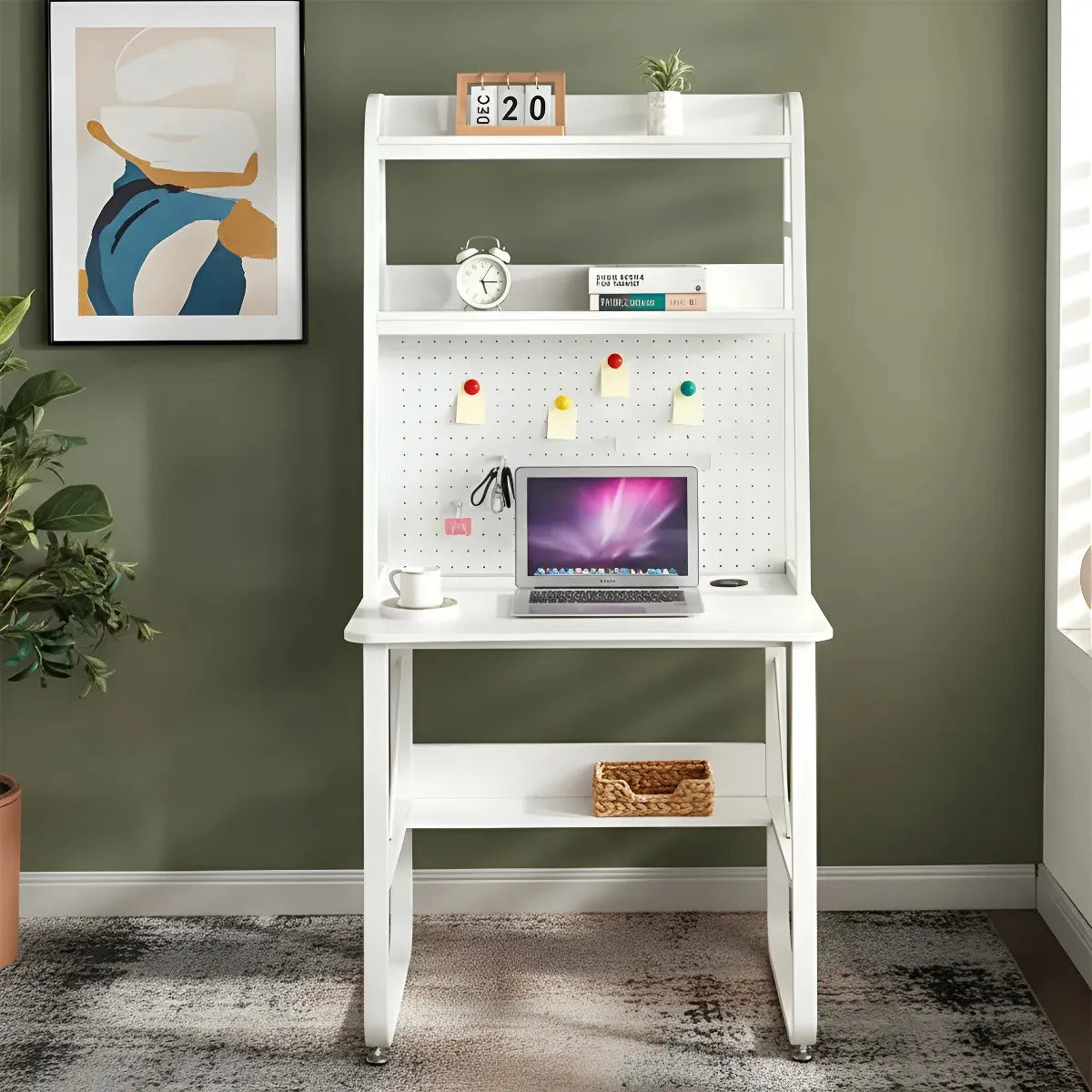 Escritorio Moderno Con Panel Para Decoracion Mdf Y Metal®