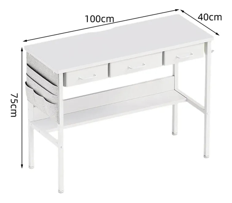 Escritorio Cajones Estante Y Organizador 100cm Movi Moderno®