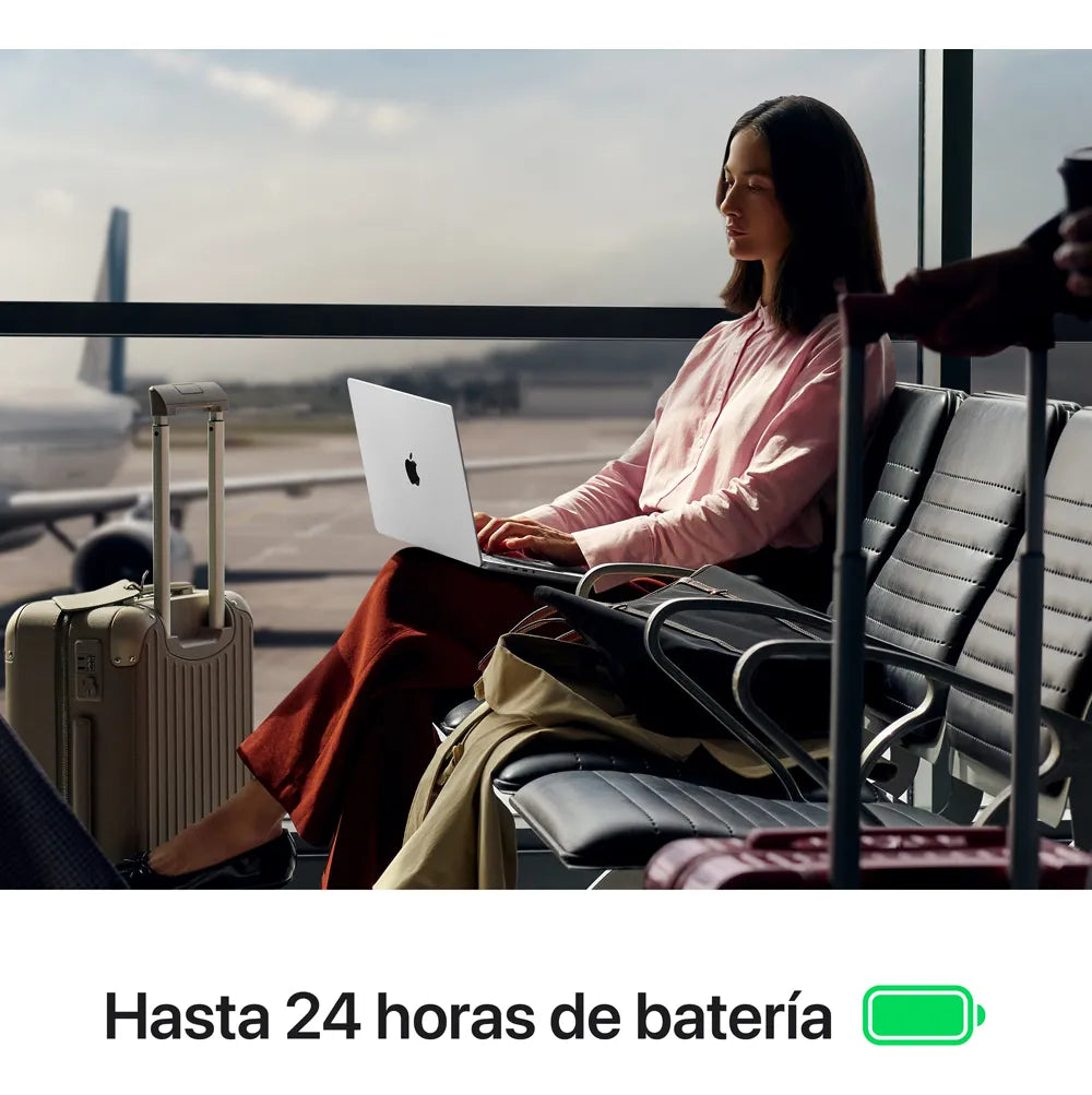 Apple 2025 MacBook Pro 14pulg Chip M5 de Apple, CPU y GPU 10 núcleos, 16GB Memoria unificada, 512 GB®