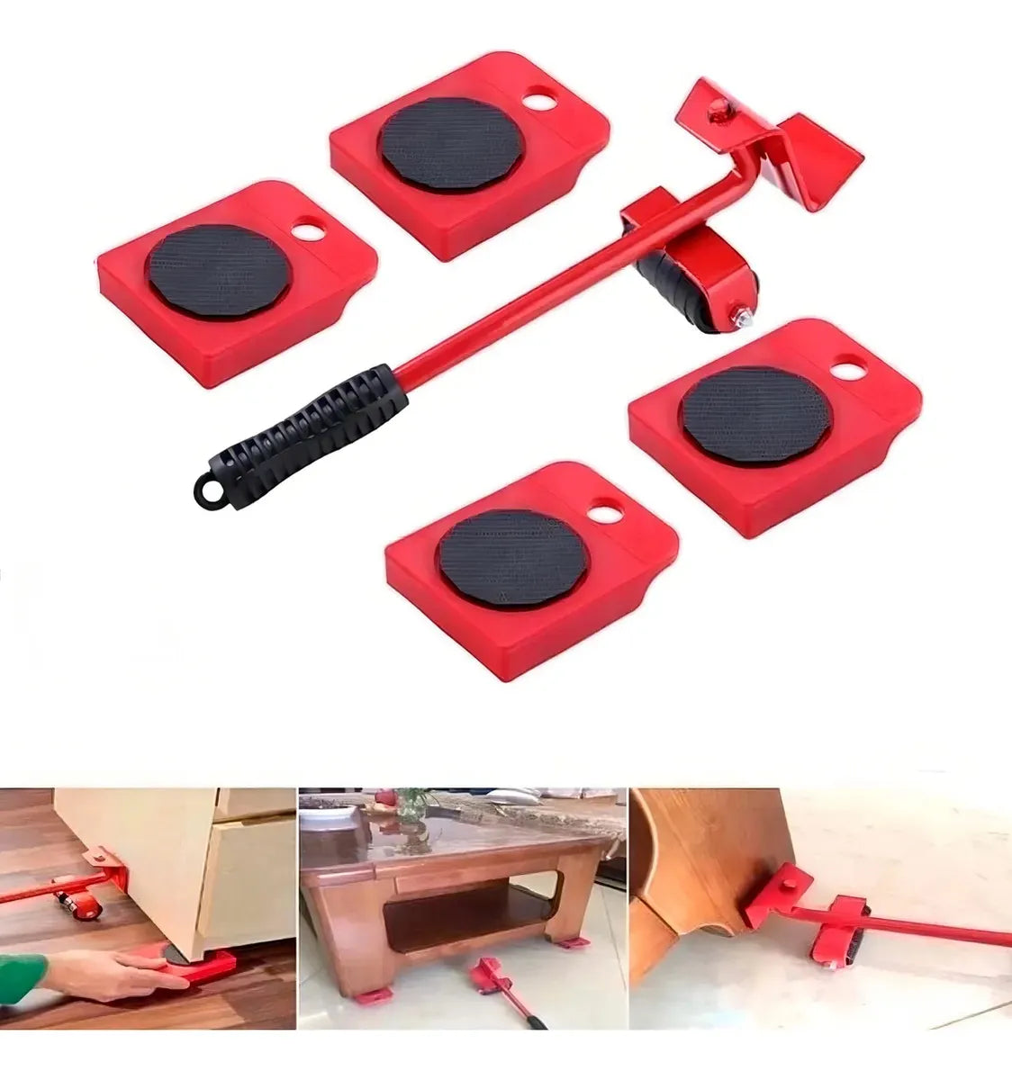 Base Con Ruedas Para Muebles Y Electrodomésticos 5 En 1®