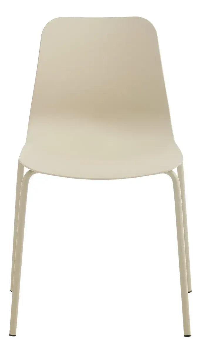 Silla Comedor Milkytea Mate Metal/polipropileno Premium®