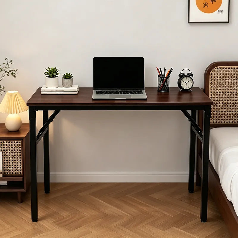Escritorio Plegable Funcional Mdf+patas De Hierro 100x75cm®