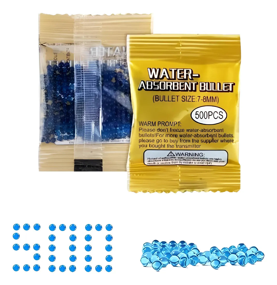Balines De Repuestos Para Pistolas De Hidrogel X500 7-8mm®