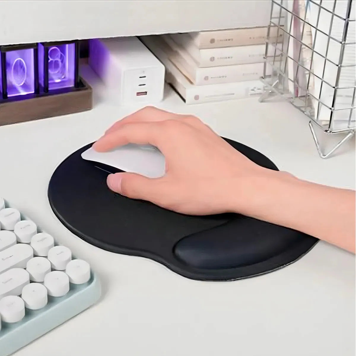 Mouse Pad Hoco Gm30 Polar Fox Tamaño M Gaming Con Gel®