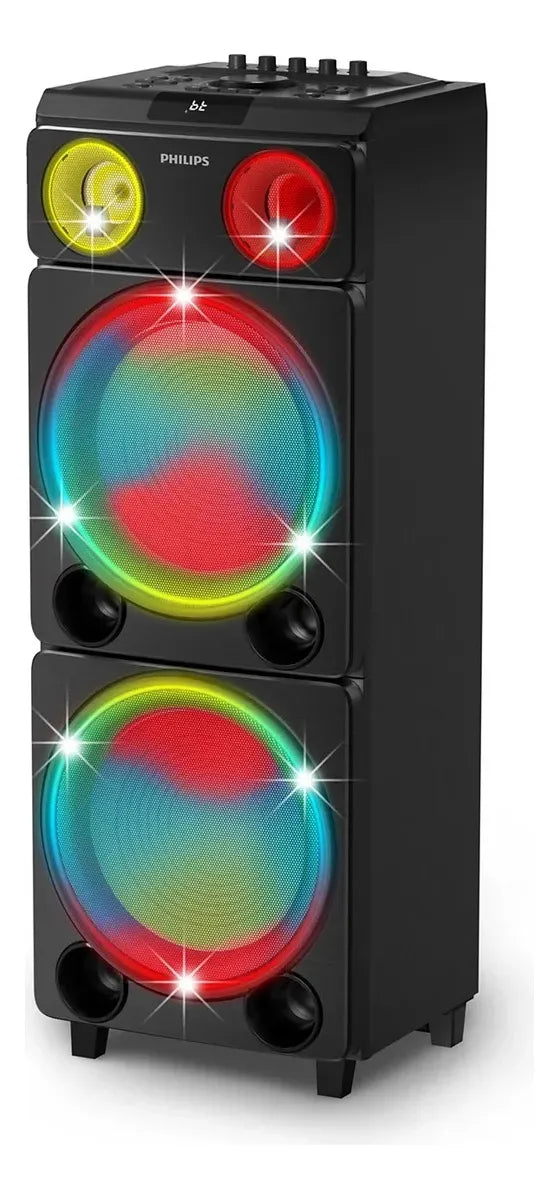 Parlante Philips Con Bluetooth Luces Led 260w Tws Tax5509®