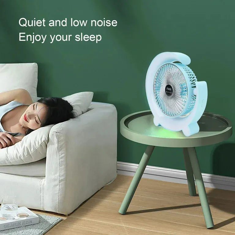 Ventilador Portatil Multifuncional 5pulgadas Usb 180 Grados®
