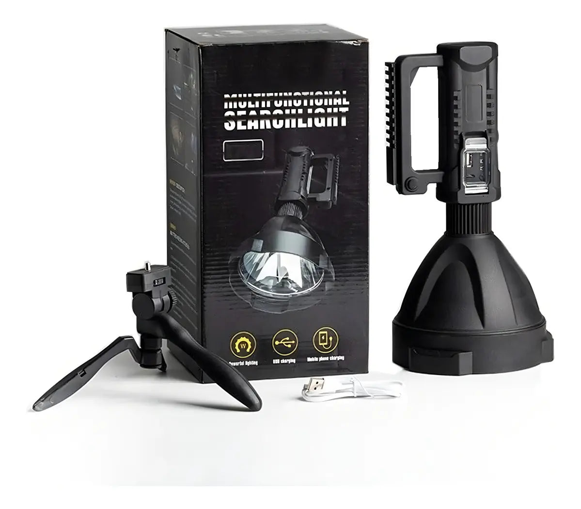 Linterna Táctica Onlineclub Recargable 800 Lúmenes Led 4 modos