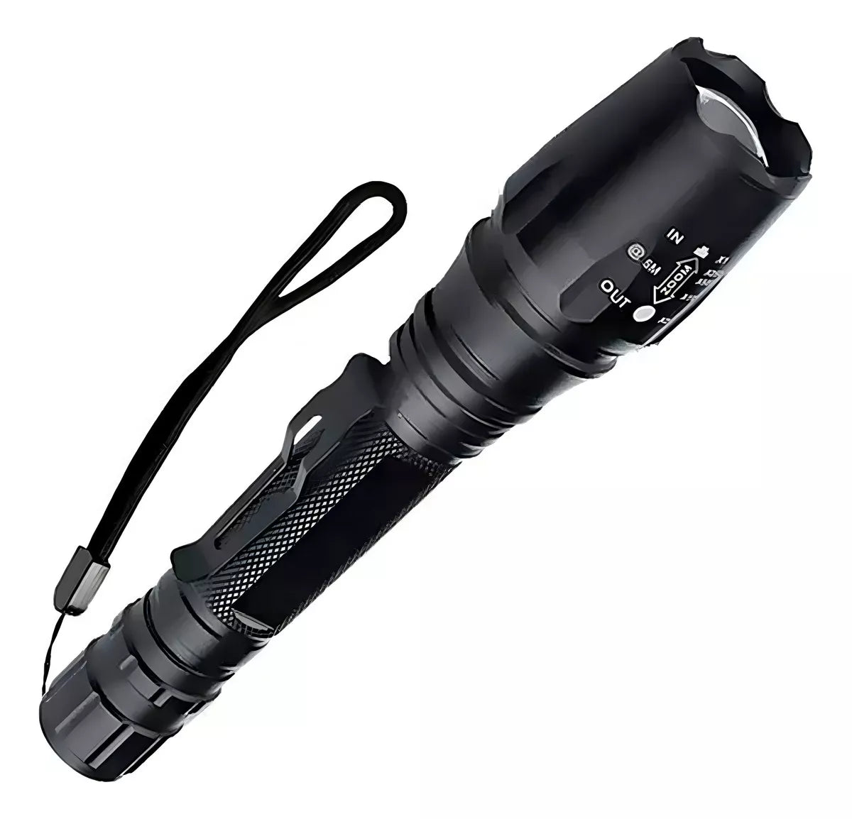 Linterna Táctica Led Wlxy Br-9000, 16500 W, 46000 Lm, Completa Con 2 Baterías De 5200 Mah Y Cargador Bivolt