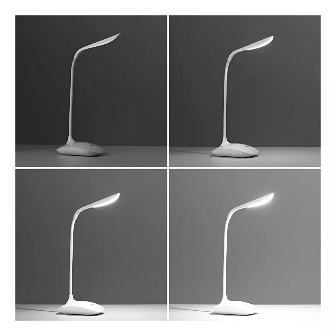 Lámpara Escritorio Recargable, Oficina 15 Led Flexible 360º®