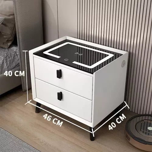 Mesa Moderna De Luz Noche Inteligente Led, Parlantes 50x40x60cm®