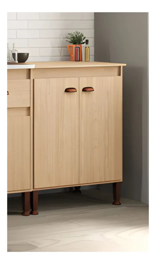 Bajo Mesada 2 Puertas Diseño Clásico Resistente Madera Mdp®