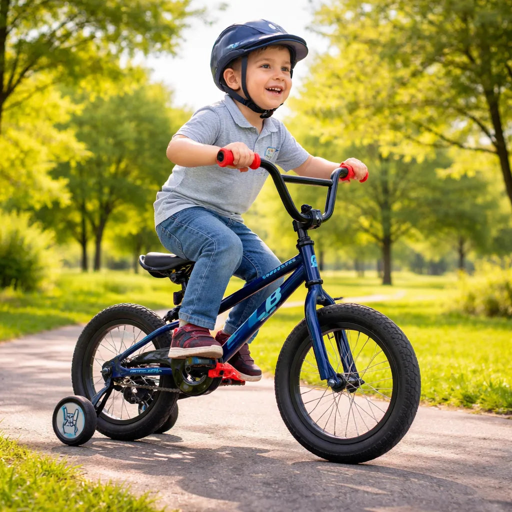 Bicicleta Slb Superstar 16 Azul Infantil+Ruedas Estables®