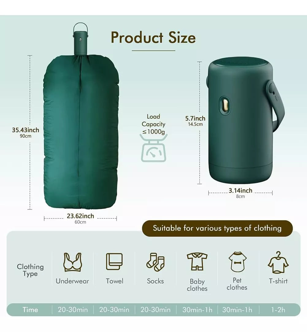 Secaropa Profesional Colgante De Bolsa, Calzado, Ropa 400w®