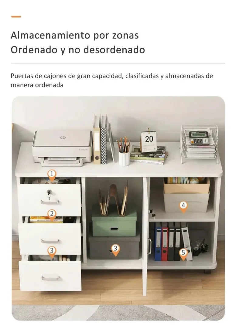 Estantería Armario Organizador Con Ruedas 3 Cajones®