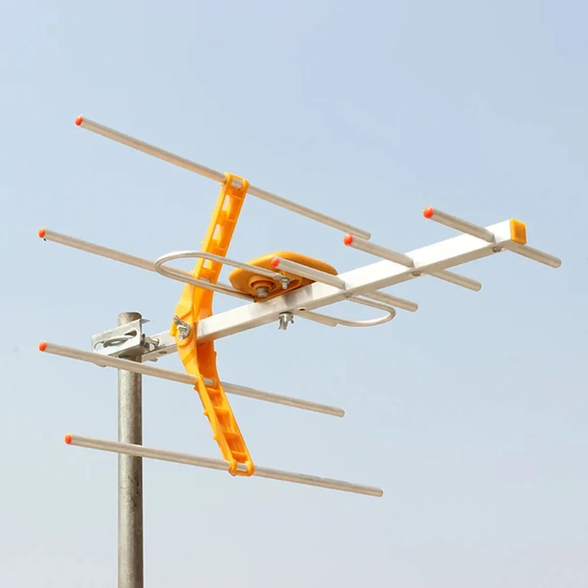 Antena Digital Exterior Tv Amplificadora Cable 8 Metros