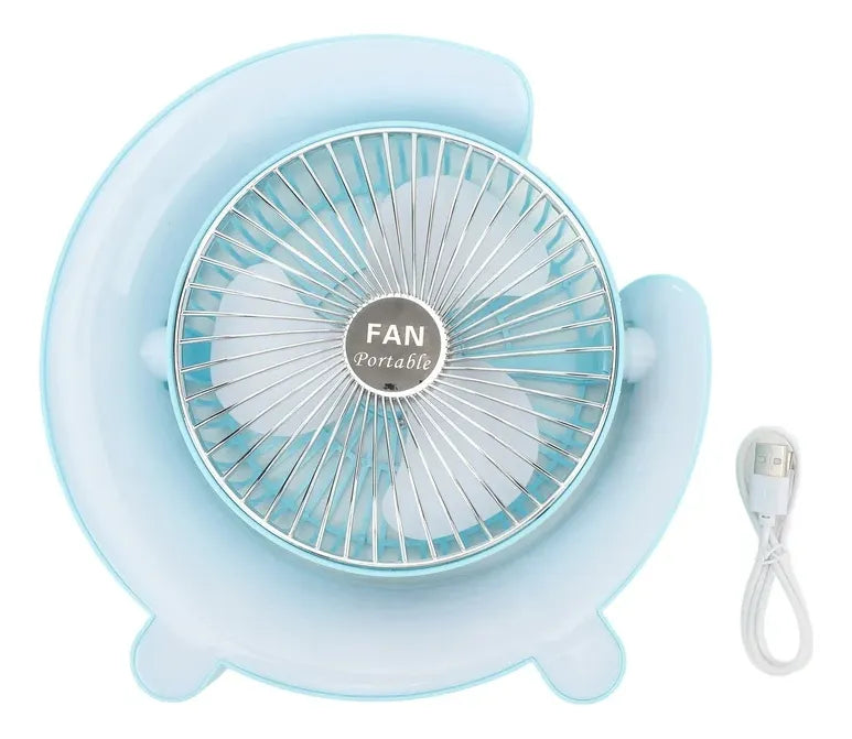 Ventilador Portatil Multifuncional 5pulgadas Usb 180 Grados®