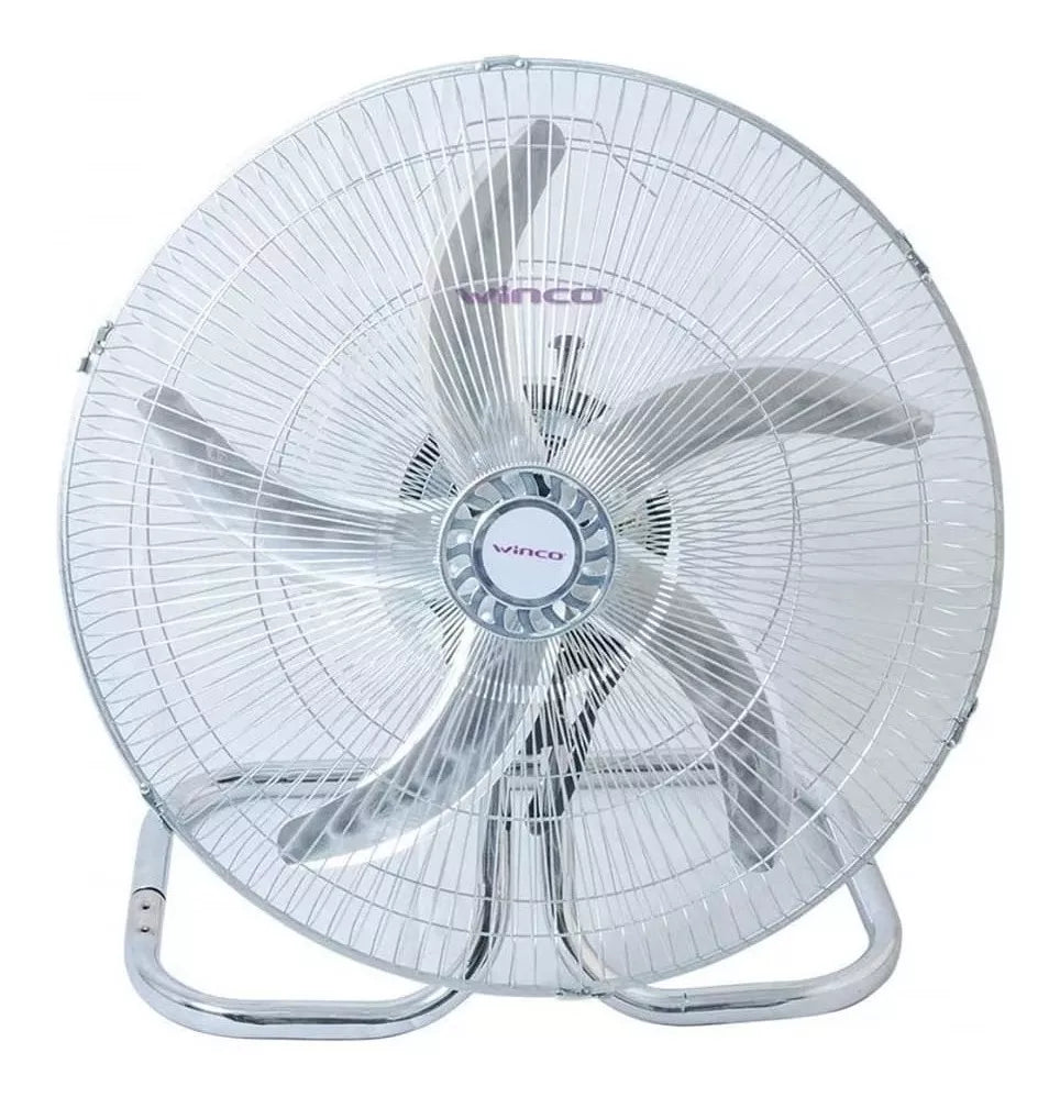 Ventilador 3 En 1 Winco W18ia Con 5 Aspas Color Plateado Estructura Color Negro, 18 De Diámetro 220v