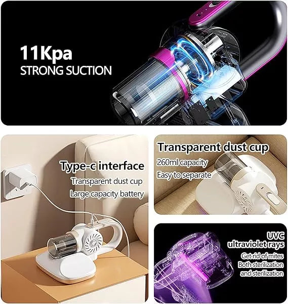 Aspiradora Inalámbrica 3 En 1 Sk-002, 120w De Potencia®