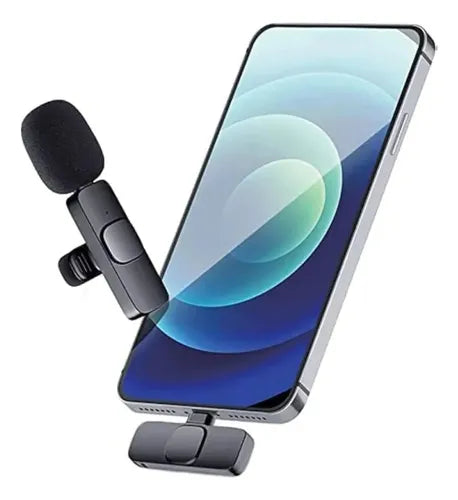 Microfono Solapero Inalambrico Usb 2 En 1 Tipo C E iPhone®