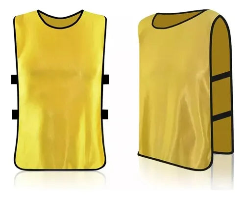 Chaleco Deportivo De Entrenamiento Adulto Fútbol Atletismo Color Amarillo®